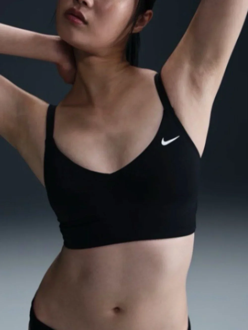 Nike Women's Indy Sports Bra Black Size M Removable Pads 00282